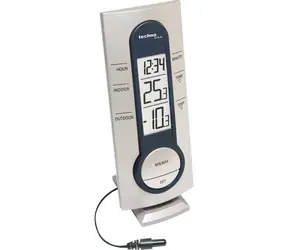 TechnoLine WS 7033 stříbrná / hodiny / teplota / 1x AAA