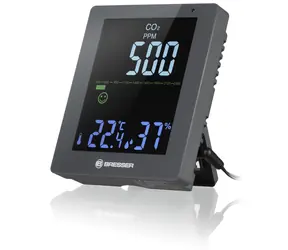 Bresser CO2 měřič kvality vzduchu šedá / CO2 / teplota / vlhkost