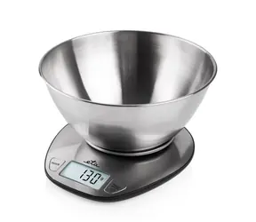 ETA Dori ETA677890000 stříbrná / Kuchyňská váha / max. nosnost 5kg / přesnost 1g / LCD displej / 2x AAA 