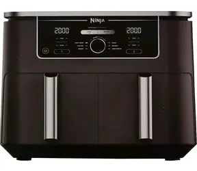Ninja AF400EU černá / dualní horkovzdušná fritéza / 2470W / 9.5 l / 6 programů 