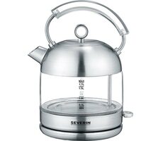 Severin WK 3459 stříbrná / Rychlovarná konvice / 2400W / 1.7 / sklo