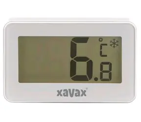 Xavax digitální teploměr do chladničky a mrazáku bílá