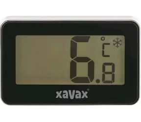 Xavax digitální teploměr do chladničky a mrazáku černá