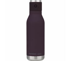 Asobu Wireless Double Wall Speaker Bottle Maroon 0.5 L / Láhev s bezdrátovým reproduktorem / nerezová ocel