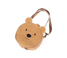 Childhome Dětská taška přes rameno Teddy / 24 x 24 x 10 cm / od 2 let