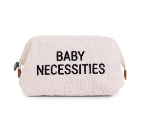 Childhome Toaletní taška Baby Necessities Teddy Off White / 27 x 13 x 15 cm
