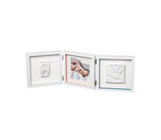 Baby Art My Baby Style Double Essentials / Rámeček pro fotografii a otisk ručičky a nožičky