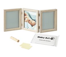 Baby Art My Baby Touch Double Stormy / Rámeček pro fotografii a otisk ručičky a nožičky