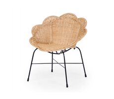 Childhome Křeslo dětské ratanové Flower / 51 x 45 x 55 cm / od 2 let