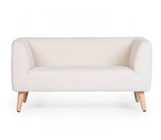 Childhome Pohovka dětská Teddy Off White / 88 x 44 x 45 cm / od 3 let