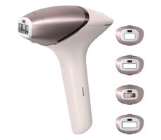Philips Lumea Prestige BRI947/00 bílá / IPL epilátor / počet záblesků: 450 000 / 4 nástavce