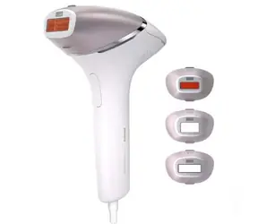 Philips Lumea Prestige BRI947/00 bílá / IPL epilátor / počet záblesků: 450 000 / 4 nástavce