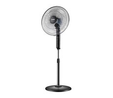 Noveen F450 černá / Stojanový ventilátor / 45W / 3 rychlosti / oscilace / výška 105-130 cm
