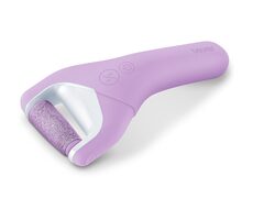 Beurer MP 59 fialová / odstraňovač tvrdé kůže / jemny & hrubý nástavec / 2 stupně rychlosti / akumulátor