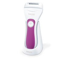 Beurer HL 76 bílá / dámský epilátor & holicí strojek / 2 nastavení rychlosti / LED světlo / 3 nástavce