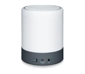Beurer WL 50 šedá / radiobudík / 3 nastavení intenzity světla / Bluetooth / AUX
