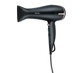 Beurer HC 60 černá / fén na vlasy / 1400 W / 2 rychlosti / 3 teploty / difuzér