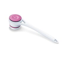 Beurer FC 25 bílá / čisticí kartáč na tělo / 2 rychlosti / 2 nástavce / 4x AA baterie / IPX7 / všechny typy pleti 