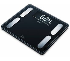 Beurer BF 720 černá / osobní váha / digitální / LCD displej / rozlišení 100 g / nosnost 180 kg / diagnostická data 