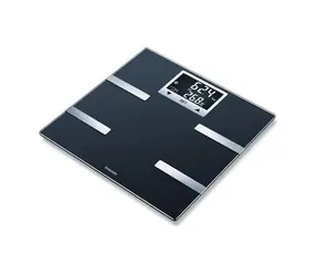 Beurer BF 720 černá / osobní váha / digitální / LCD displej / rozlišení 100 g / nosnost 180 kg / diagnostická data 
