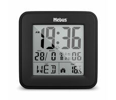 Mebus 25595 Radio alarm clock / Rádiem řízený budík / 1 x AA