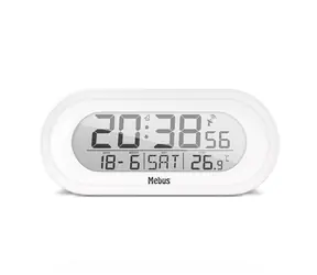 Mebus 25808 Radio alarm clock / Rádiem řízený budík / 2 x AAA 
