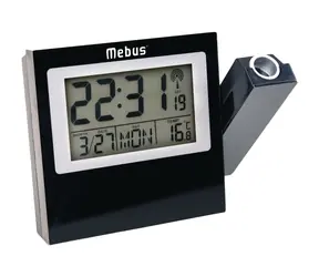 Mebus 42424 - Rádiem řízený budík s projektorem 