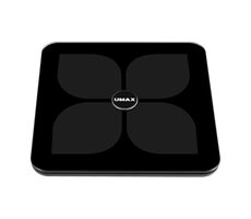 UMAX US20HRC černá / Chytrá váha / nosnost 180 kg / Bluetooth 4.0 / Wi-Fi