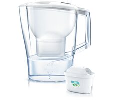 Brita Aluna bílá / filtrační konvice na vodu / 2.4 l / filtr: Maxtra PRO