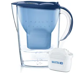 Brita Marella modrá / filtrační konvice na vodu / 2.4 l / filtr: Maxtra Pro