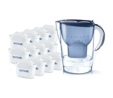 Brita Marella modrá / filtrační konvice na vodu / 2.4 l / + 12 filtrů Maxtra+