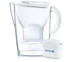 Brita Marella bílá / filtrační konvice na vodu / 2.4 l / filtr: Maxtra+
