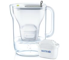Brita Style šedá / Filtrační konvice na vodu / 2.4 l / filtr: Maxtra+