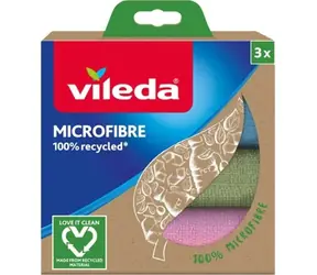Vileda Microfibre Mikrohadříky / 3 ks / recyklováno