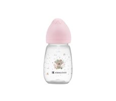KikkaBoo Kojenecká láhev 260ml 3m+ Savanna Pink