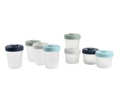 Beaba Sada kelímků na jídlo 4x 150ml & 4x 250ml