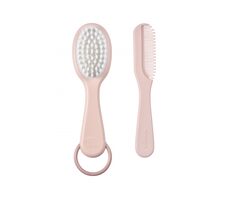 Beaba Dětský kartáč a hřeben Old Pink