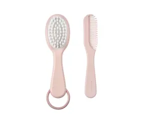 Beaba Dětský kartáč a hřeben Old Pink