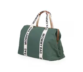 Childhome Přebalovací taška Mommy Bag Canvas Green / 55 x 30 x 40 cm