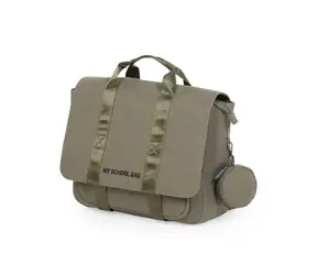 Childhome Školní taška Canvas Khaki / 39 x 31 x 12 cm