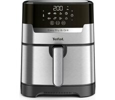 Tefal Easy Fry & Grill EY505D15 / horkovzdušná fritéza + gril / 1550W / 4.2 l / 8 programů / 80 - 200 °C / časovač