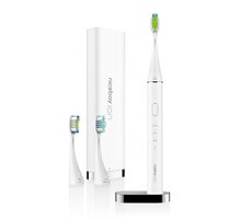 Niceboy ION SONIC Pro UV bílá / Elektrický zubní kartáček / 85.000 kmitu / 3 režimy / časovač / IPX7 / 3x hlavice