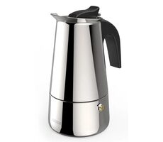 Xavax Barista moka konvička na 4 šálky kávy 200 ml / nerezová ocel