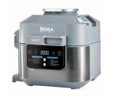 Ninja ON400DE šedá / Horkovzdušná fritéza / 1760W / 5.7 l / 10 programů