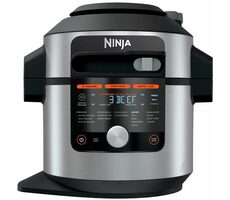 Ninja OL750EU černo-šedá / Multifunkční hrnec / 1650W / 7.5 L / LCD displej / 14 programů