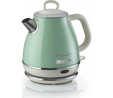 Ariete 2868 Vintage zelená / Rychlovarná konvice / 1630W / 1 L / nerez 