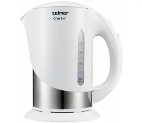 Zelmer ZCK7630W Crystal bílá / Rychlovarná konvice / 2200W / 1.7 l 