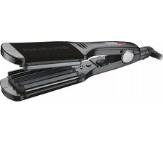 BaByliss BAB2512EPCE černá / Krepovací žehlička / prů. destiček 60 mm / 5 teplot 120°- 200°C
