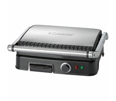 Bomann KG 2242 CB černá / Elektrický kontaktní gril / 2000 W / nerez