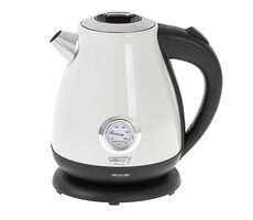 Camry CR 1344 bílá / Rychlovarná konvice / 2200 W / 1.7 l / ukazatel teploty 
